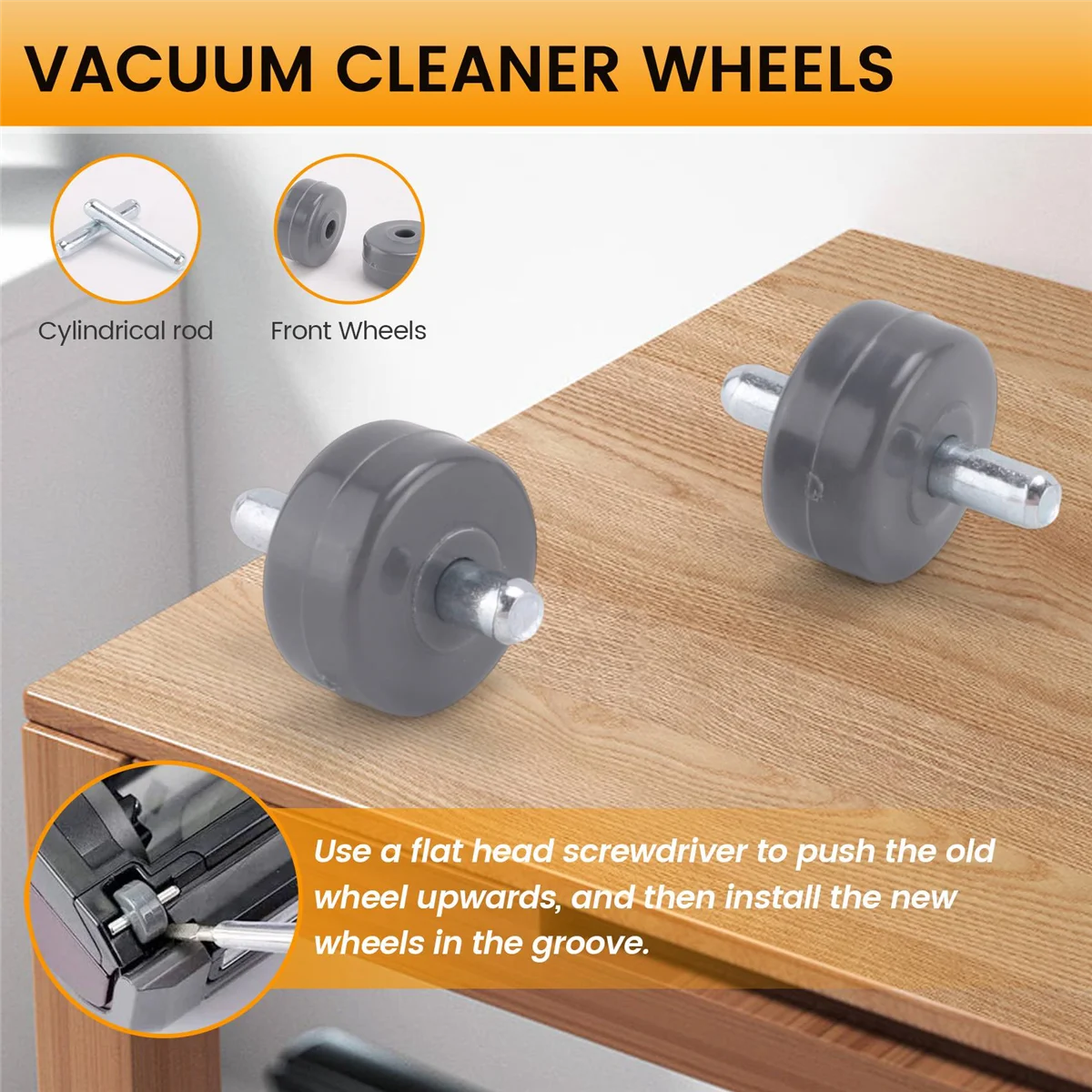 Передние колеса для пылесоса NV350 NV351 NV352 NV355 NV356E NV500 NV501 NV502 и многого другого