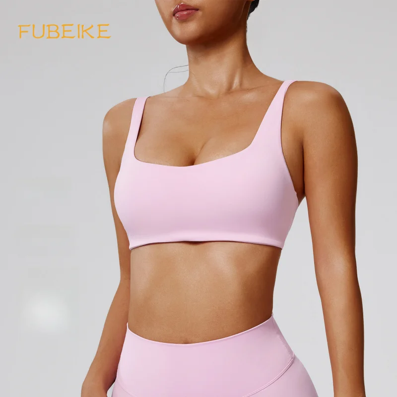 FUBEIKE розовый бюстгальтер женская одежда для тренировок спортивные бюстгальтеры