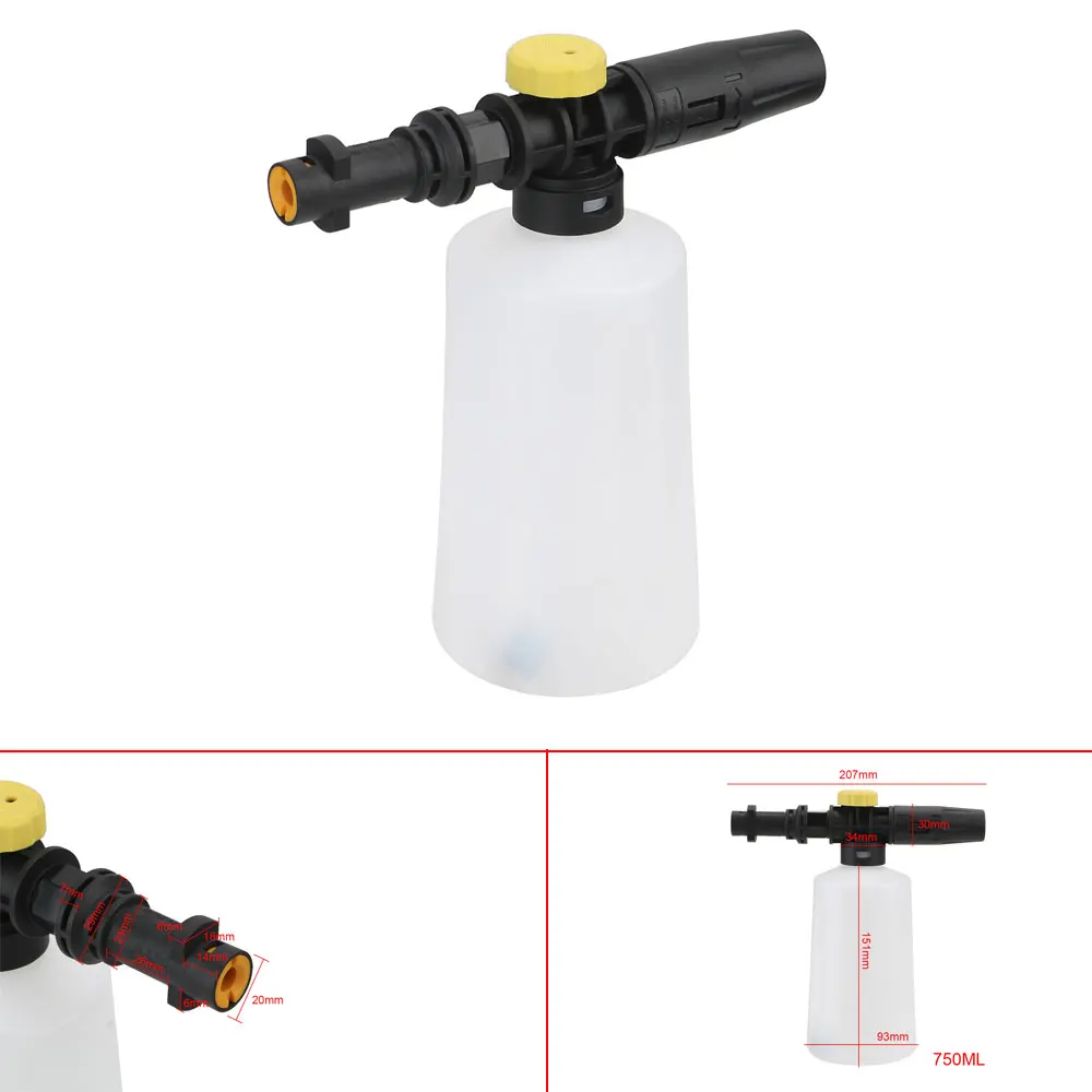 

Генератор пены для автомойки высокого давления Karcher K2 K3 K4 K5 K6 K7, 750 мл