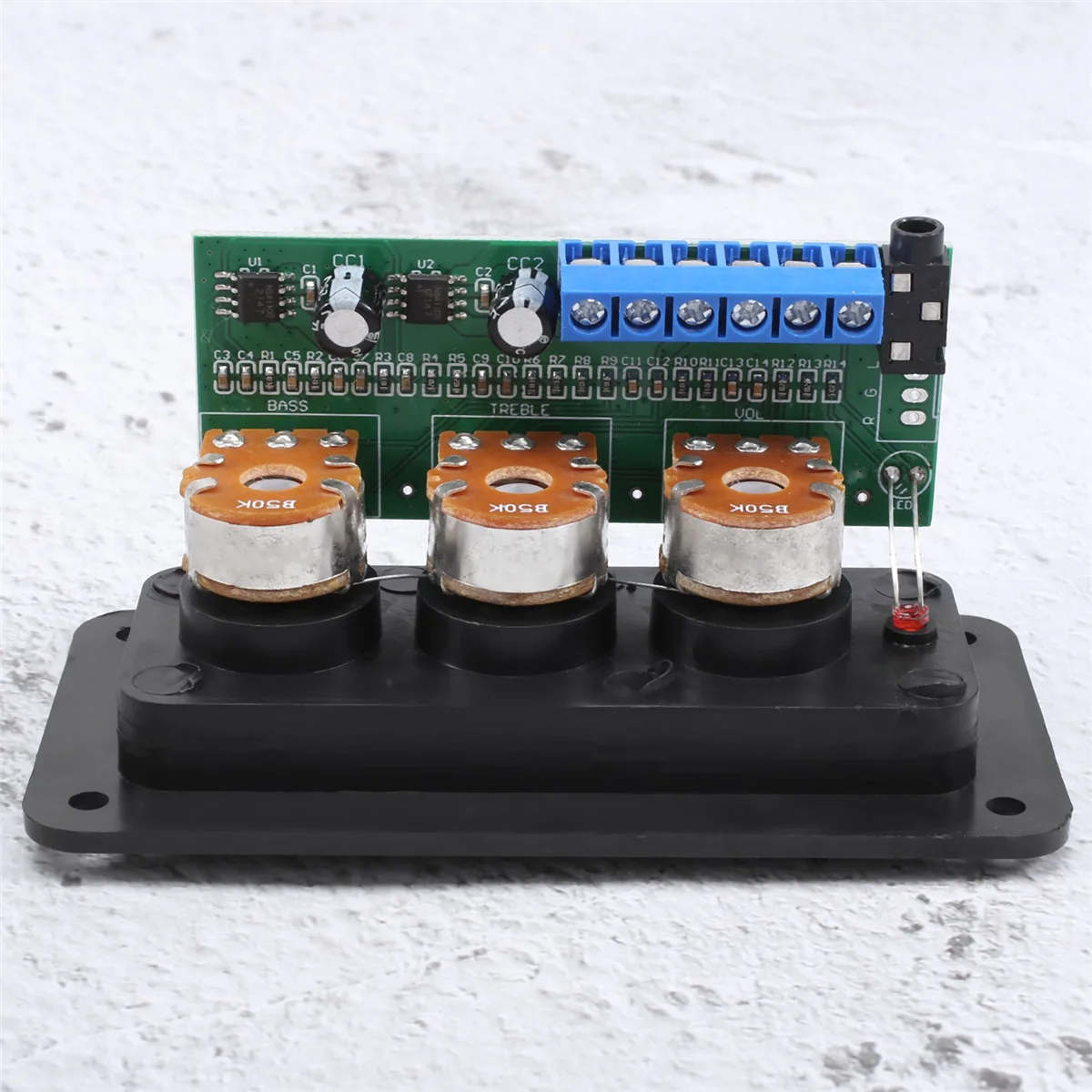 

Digital Power Amplifier Board Stereo Amp NS4110B Sound Amplifier 2X20W HIFI Amplificador Treble Bass Tone with Panel