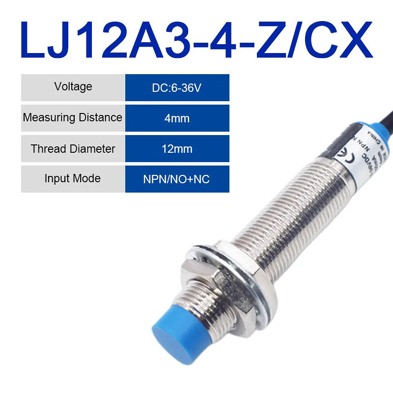 

Индуктивный датчик приближения LJ12A3-4-Z/BX LJ12A3-4-Z/BY DC 6-36 В