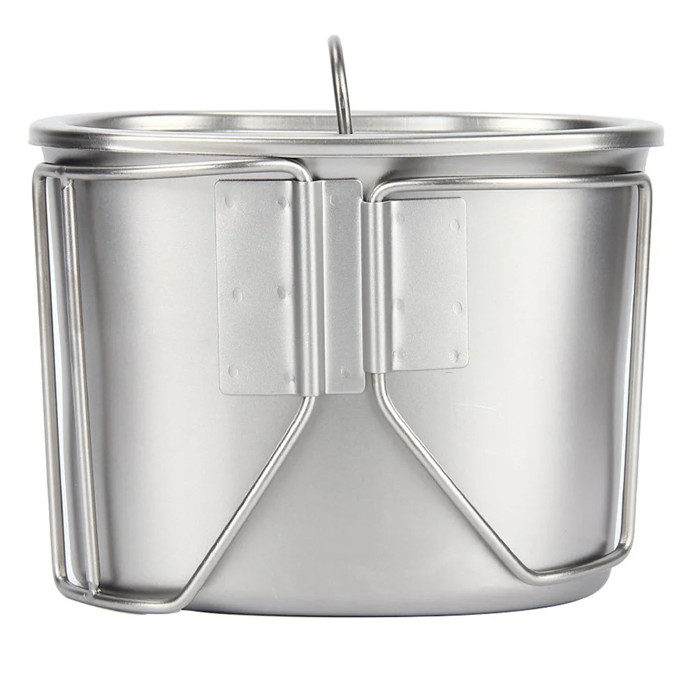 

Кружка для кемпинга, чашка, кухонная посуда, титановая ручка для воды, для приготовления пищи на открытом воздухе, Походов, Кемпинга, прямого...