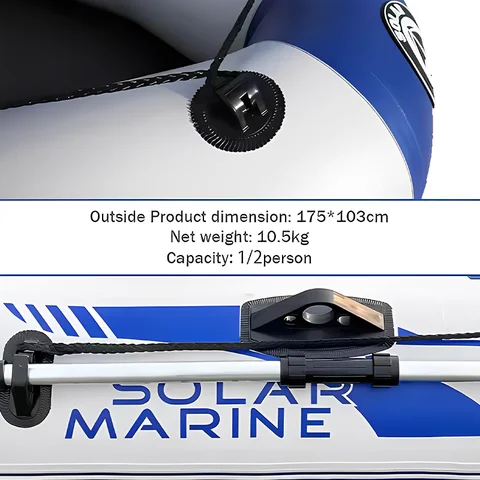 Надувная рыбацкая лодка Solar Marine 2M, деревянные напольные гоночные лодки и каяк для серфинга для взрослых, аксессуары для водных видов спорта на открытом воздухе IB