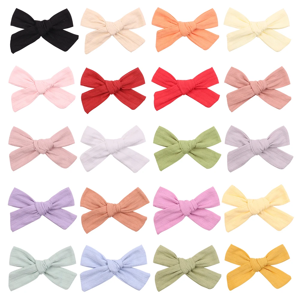 

Оптовая продажа, однотонные детские заколки-пряжки 3,54 дюйма, Детские Безопасные заколки ручной работы, головные уборы, аксессуары для волос