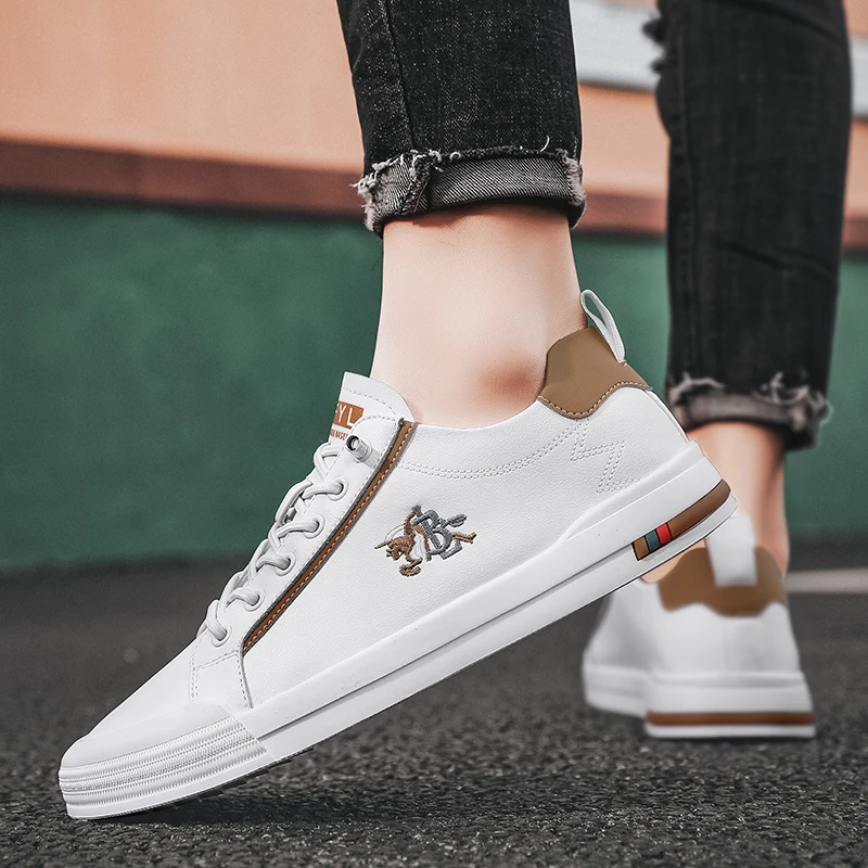 2022 Classic Genuine Leather Sneakers Men Flat Skateboard Shoes Comfortable Casual Men Shoes Superstar White Sport Shoes Men