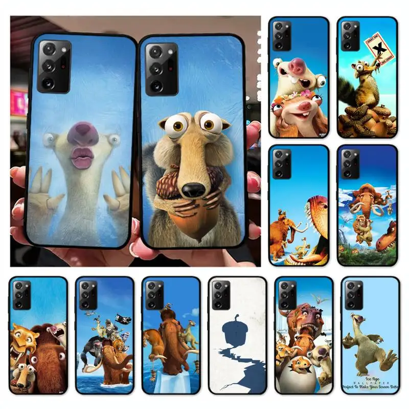 

Disney Ice Age Phone Case for Samsung Note 5 7 8 9 10 20 pro plus lite ultra A21 12 02