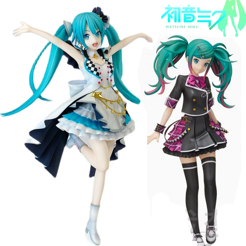 

SEGA Hatsune Miku World Project Colorful Stage 2nd Scenery Figure VOCALOID 22CM Kawaii Doll Action Model Kids Toys Gift
