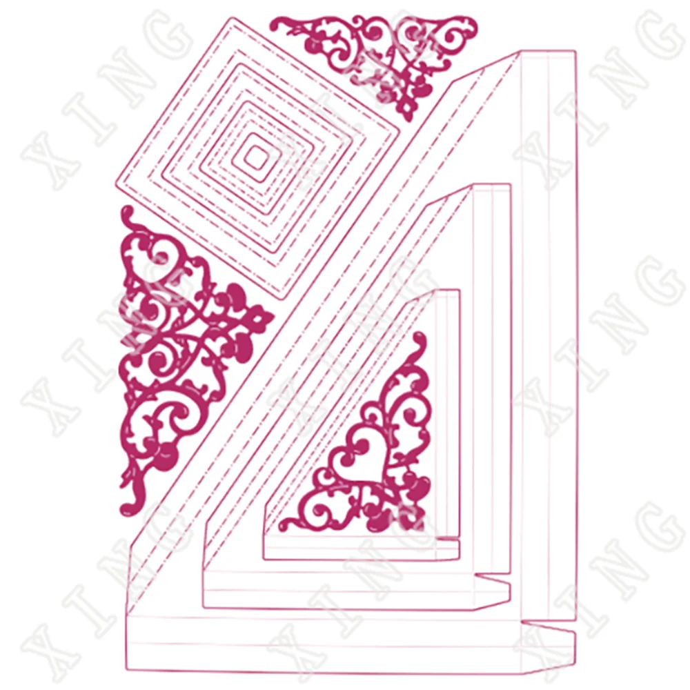 

2022 New Multibox Metal Cutting Dies Diy Craft Paper Greeting Card Diary Album Scrapbooking Manual Decoration Embossing Molds