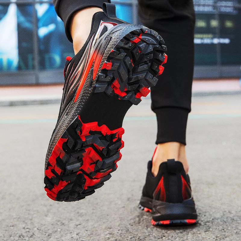 Golf Shoes Mesh Breathable Men's Golf Training Shoes Youth Fashion Running Shoes Men's Grass Non-Slip Walking Shoes