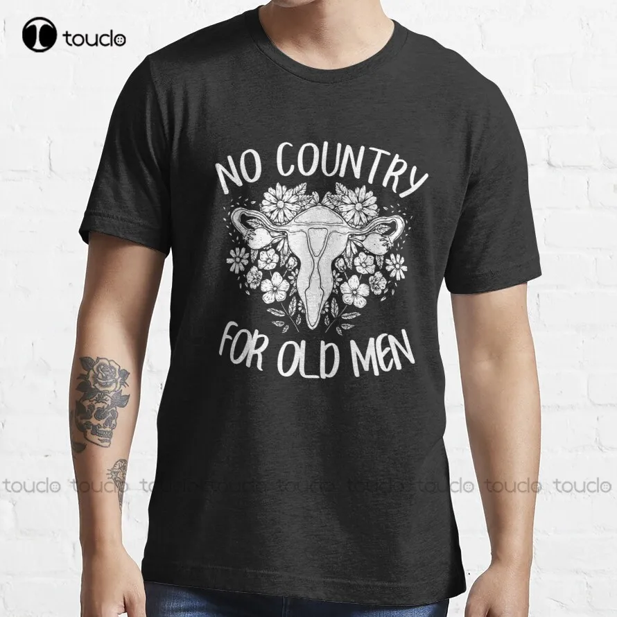 Футболка женская из дышащего хлопка не страной для пожилых мужчин феминистская