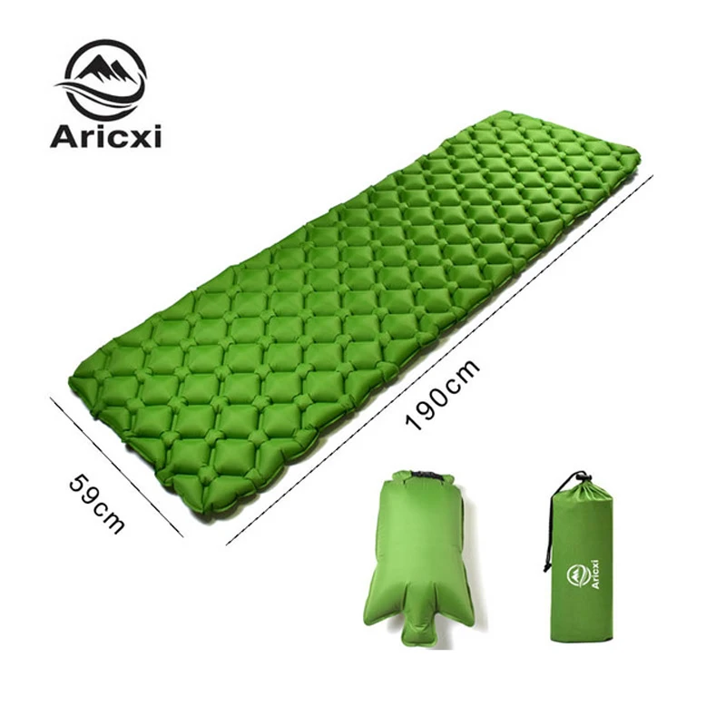 

Outdoor Inflatable Cushion Sleeping Bag Mat Fast Filling Air Moistureproof Camping Pad