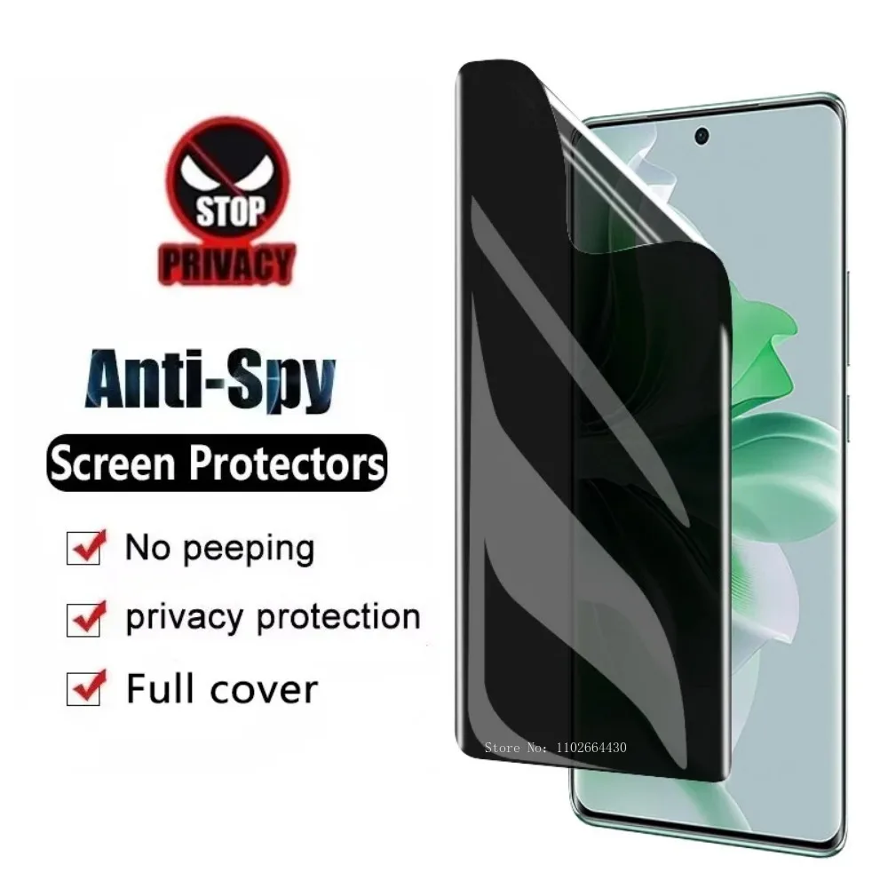Фото 2-4 шт. антишпионская Гидрогелевая пленка для защиты экрана для Oppo A2x A18 A2 Pro A38 K11 A58 A54S, не стекло №1