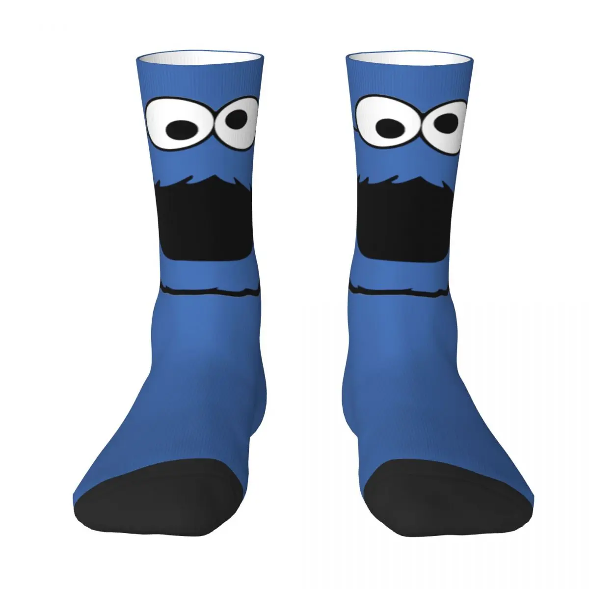 

Street Cookie Monster Illustration Socks Funny BEST TO BUY Funny Novelty Color contrast Rucksack Compression Socks