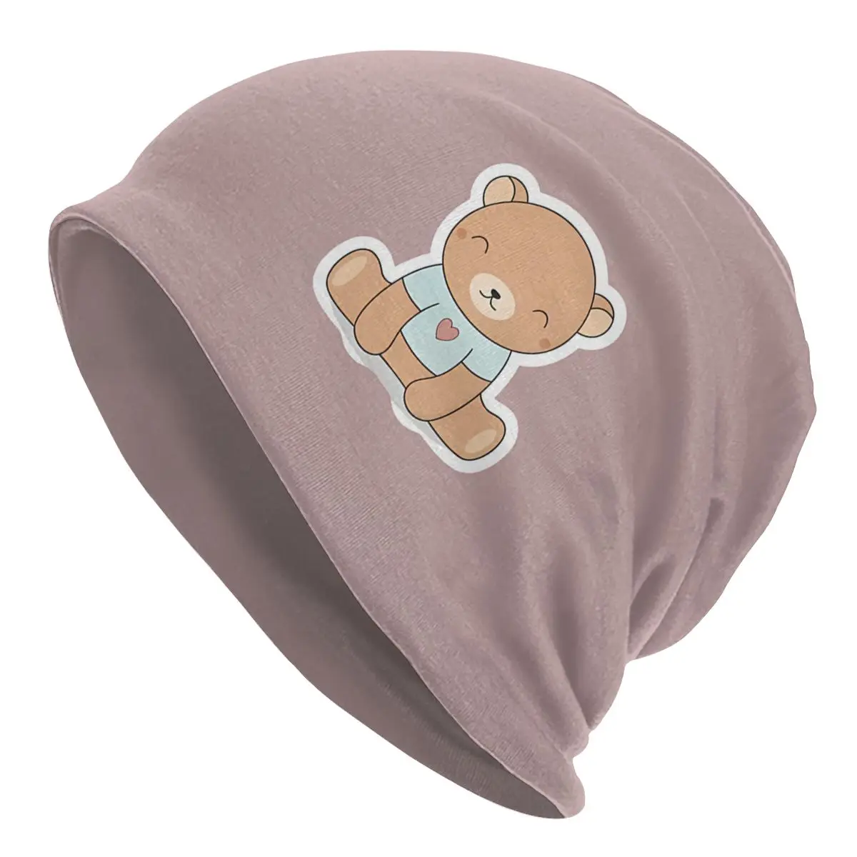 

Тедди медведь тонкие шапочки облегающие шапки розовая шапка спортивная шапочка головные уборы для мужчин и женщин