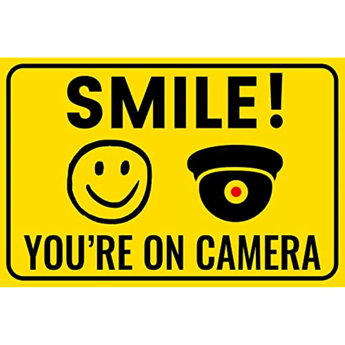 

Smile You're on Camera Funny Metal Sign for Home Business, Outdoor Alert vintage decor home decor vintage home decor