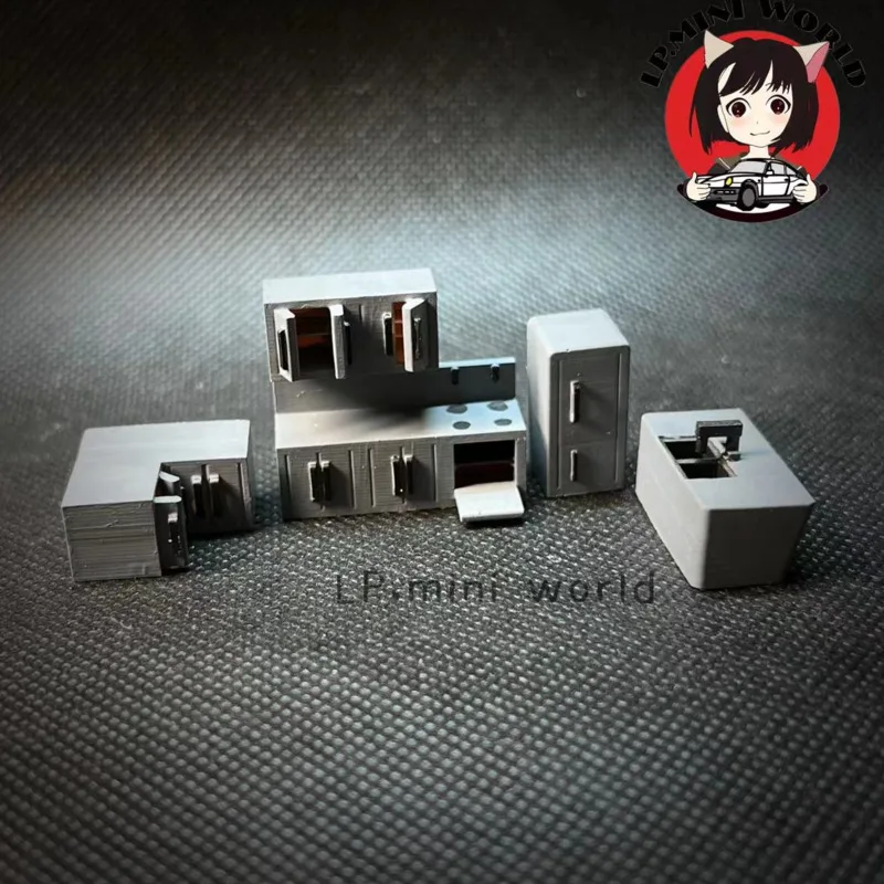

1/64 scene props kitchen model micro landscape props car model scene decoration
