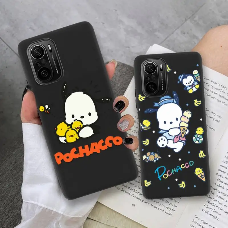 

Cartoon Dog Pochacco Phone Case for Xiaomi Mi Note 11 10 9 8 11X Lite 9T CC9 POCO M3 X3 Pro SE