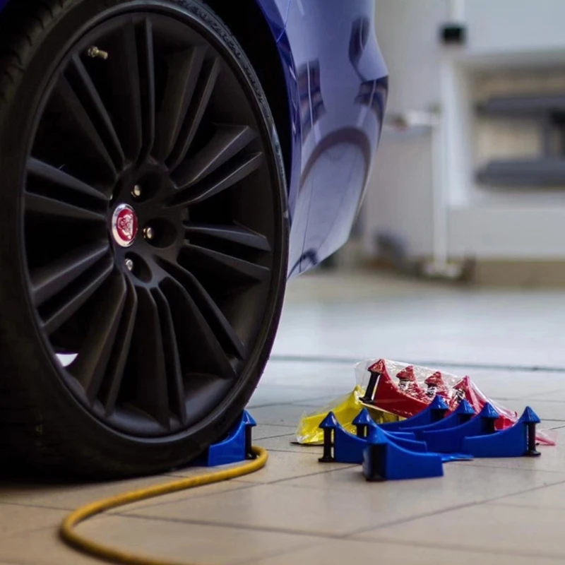 

Car Hose Guide Plastic Hose Guide Car Wheel Rolling System Tool Preventing Stucking & Snagging Under Tires for Car 40GF