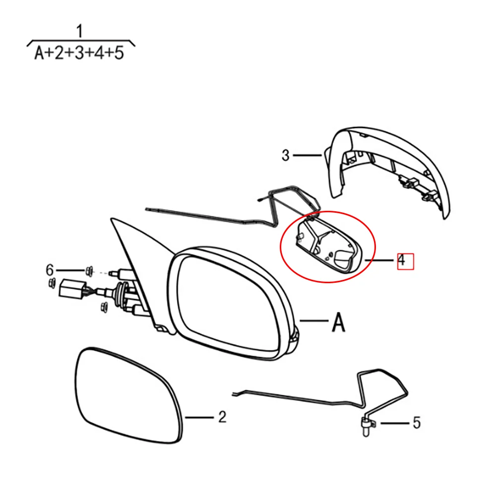 Подходит для DFM Dongfeng Fengshen AEOLUS S30 H30 CROSS SIDE FLASH-UNIT 6203001 R520013J-B0101 6204006 R510013J-B0101 (art.: 3920ce66077d2) - 3920ce66077d2