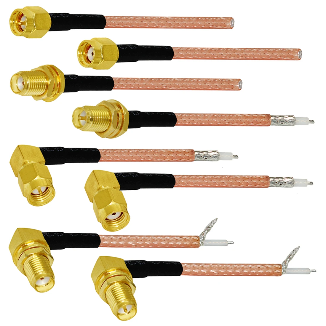 1 шт. SMA штекер/гнездо/RP штекер RG316 кабель другой конец без разъема/открытый/вилка