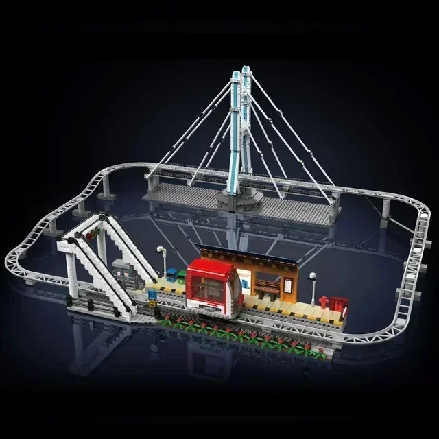 Mold King 16052 технический автомобиль строительный блок городской железнодорожный с