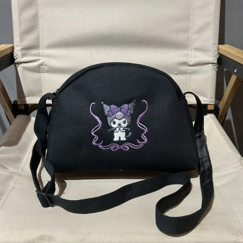 Новая Диагональная Сумка Kuromi через плечо аниме модная Милая мультяшная