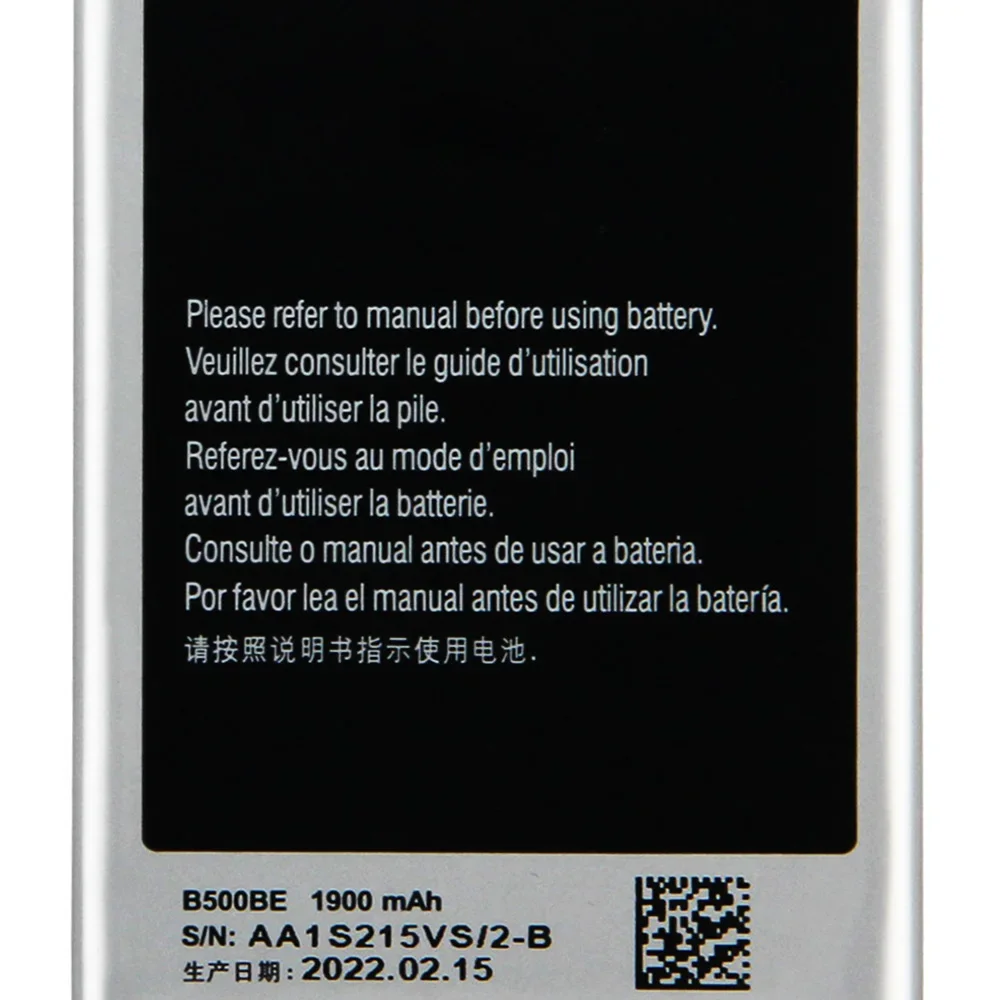 Новая сменная батарея B500BE для Samsung GALAXY S4 Mini I9195 I9198 I9192 I9190 B500AE без батареи NFC1900 мАч