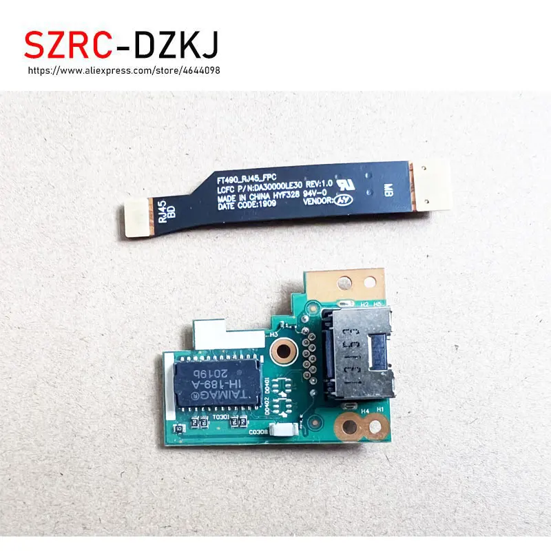 Новинка для Lenovo ThinkPad T490 P43S T14 Gen1 P14S Gen1 T14 Gen2 P14s LAN Ethernet плата сетевой разъем и кабель 02HK993