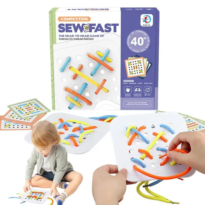 

Threading Toys For Toddler Toddler Threading String Puzzles Toys Child Educational Toy For Boys And Girls For Home Road Trip