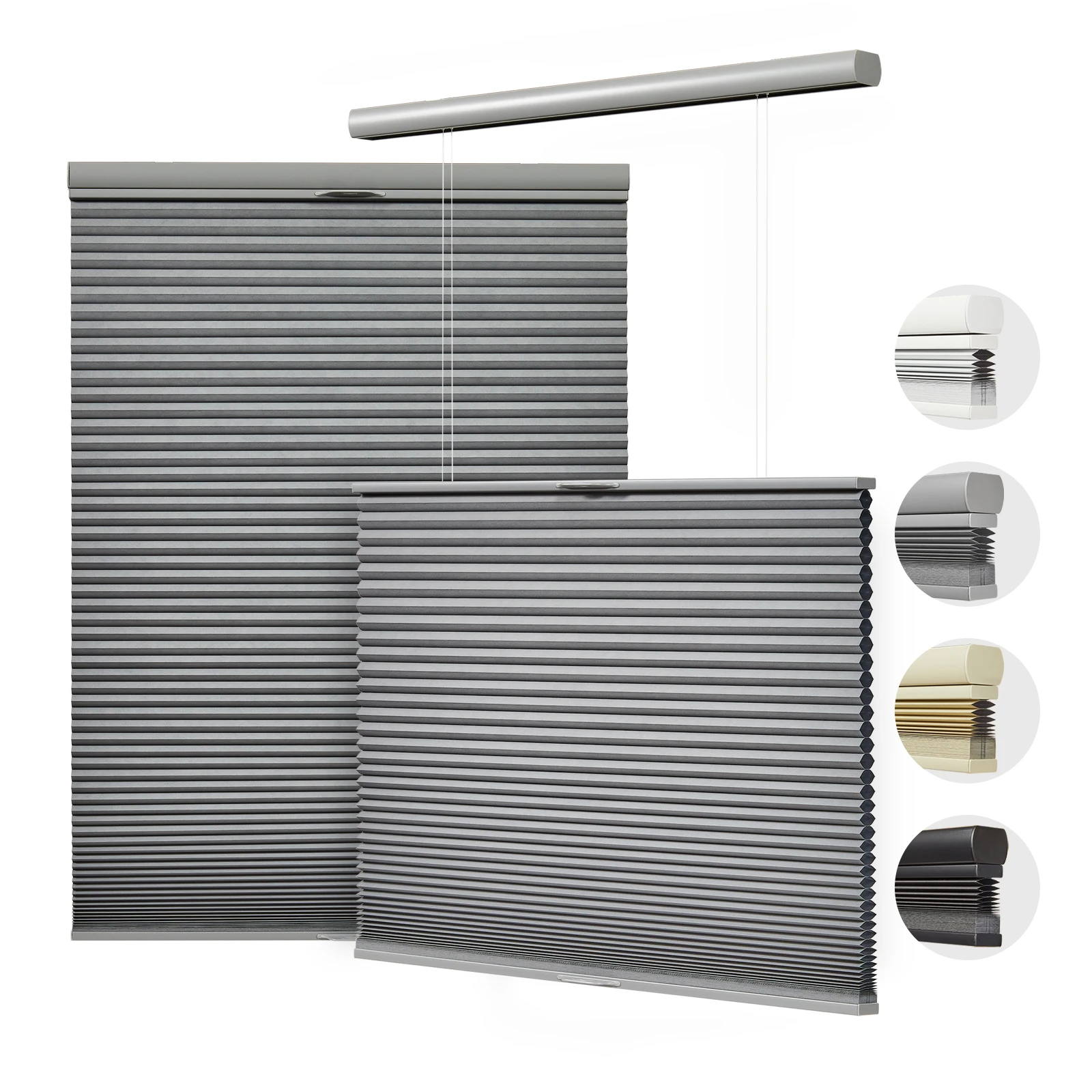 For Windows, Cordless Accordion Shades For Home, Office