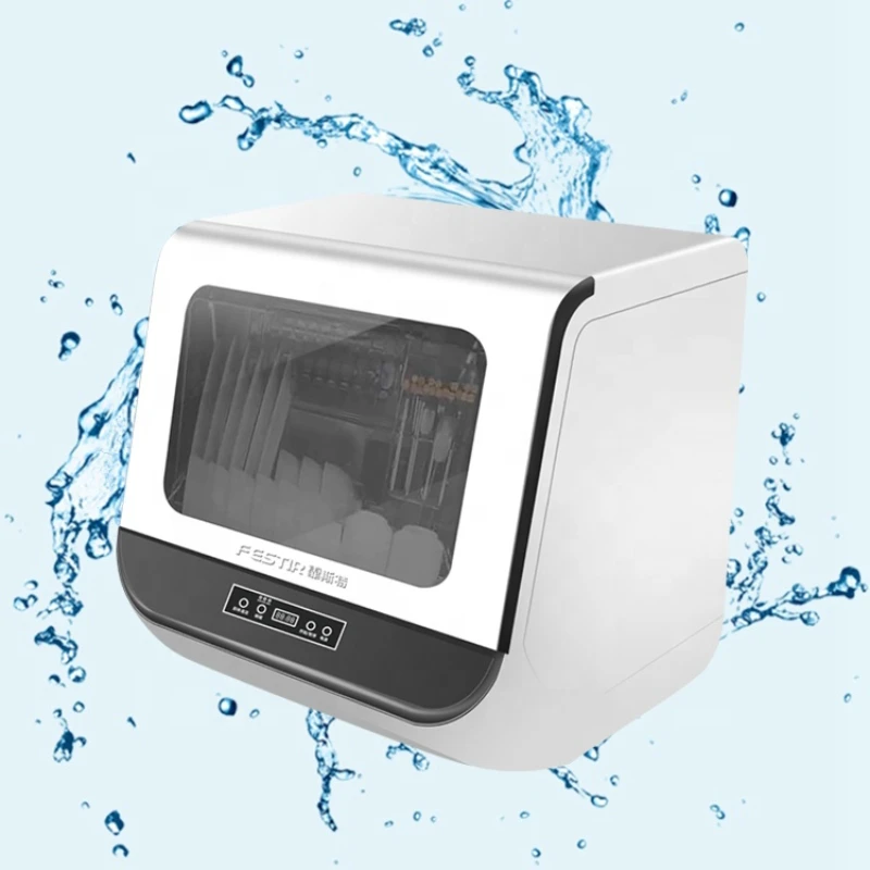 

High Temperature Disinfection Washing 1200W 220V Automatic Washing Desktop Smart Disinfection Drying Dishwasher