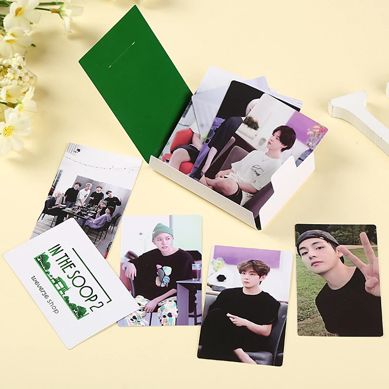 

KPOP Bangtan Boys Photocard IN THE SOOP 2 альбом Merch Lomo Crads JIMIN JIN RM SUGA JHOPE коллекция премиум плакаты фотографии XJ207