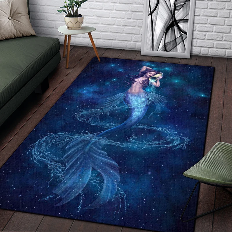 

Twelve constellations Mermaid series carpet yoga mat picnic mat home decor camping mat kitchen mat for washroom floor mat decor