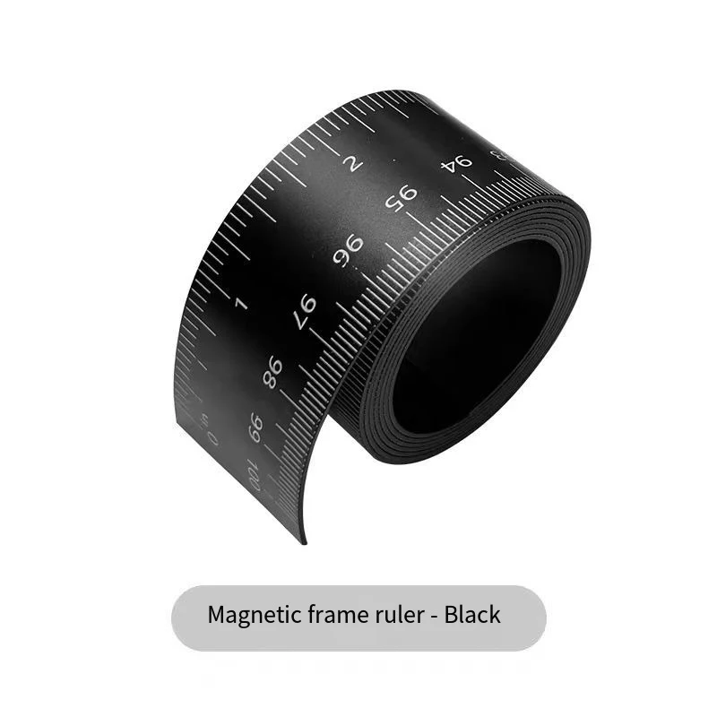 

Магнитная линейка 39,37 дюйма Гибкая линейка с дюймами и сантиметрами Магнитная измерительная лента для токарных станков, мастерских