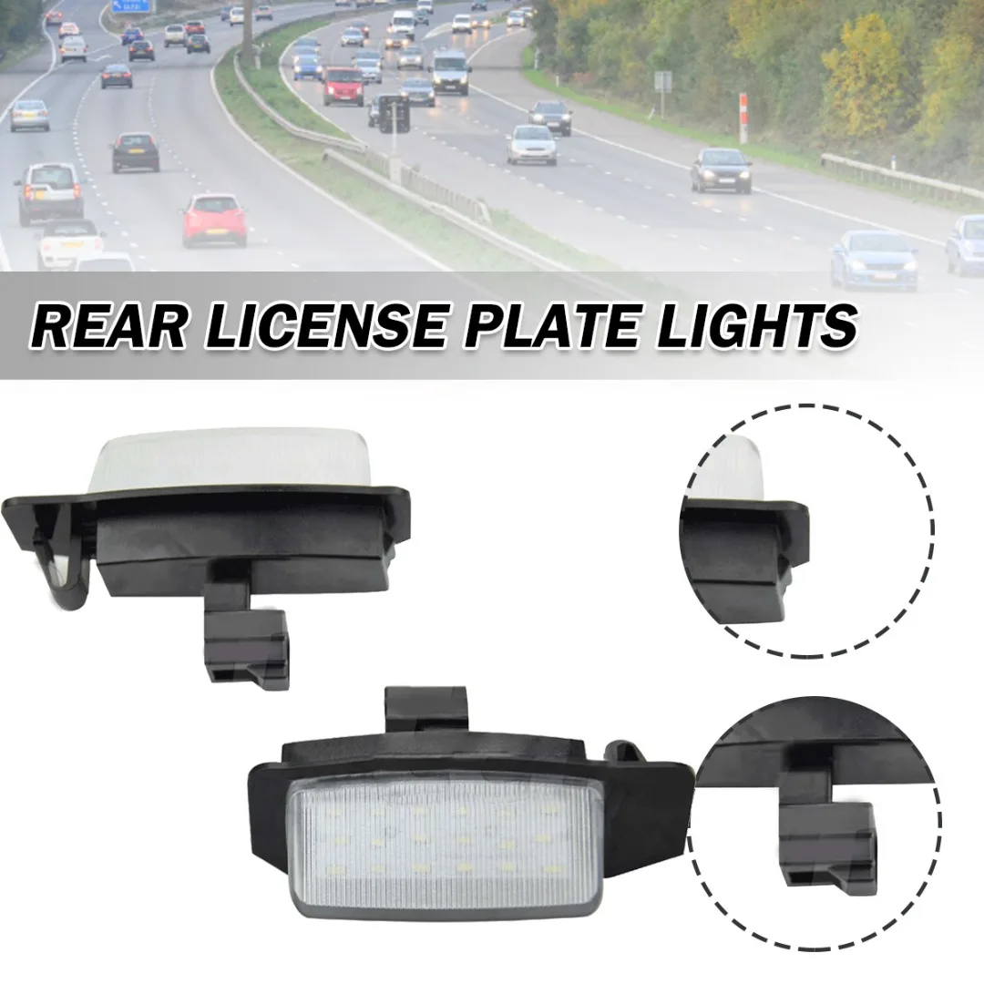 

2 шт., светодиодсветильник лампы для номерного знака Mitsubishi, Lancer