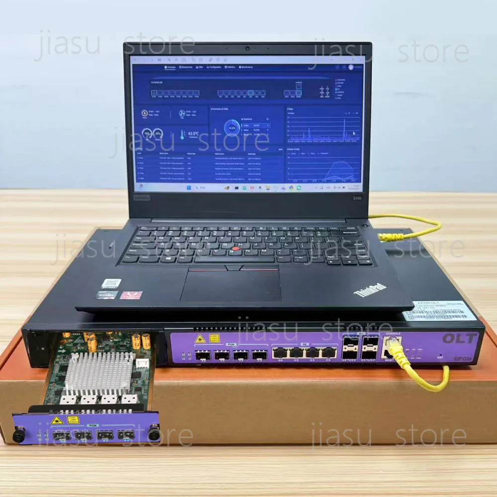 Фото Подключаемый GEPON OLT Cdata FD1304E-B1 с 4/8 портами для FTTH, оптоволоконный, 4/8 PON портов EPON №1