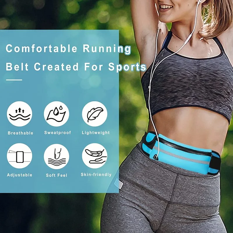 Professional Running Waist Bag Sports Belt Pouch Mobile Phone Case Men Women Hidden Holder Gym SportsBag Workout Pack | Спорт и