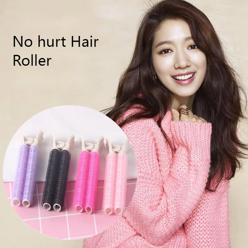 

Fluffy Hair Clips Self Beauty Hairstyle Device Simple Solid Bang Roller Hairgrips Natural Curler No Hurt Hair Salon Accessories