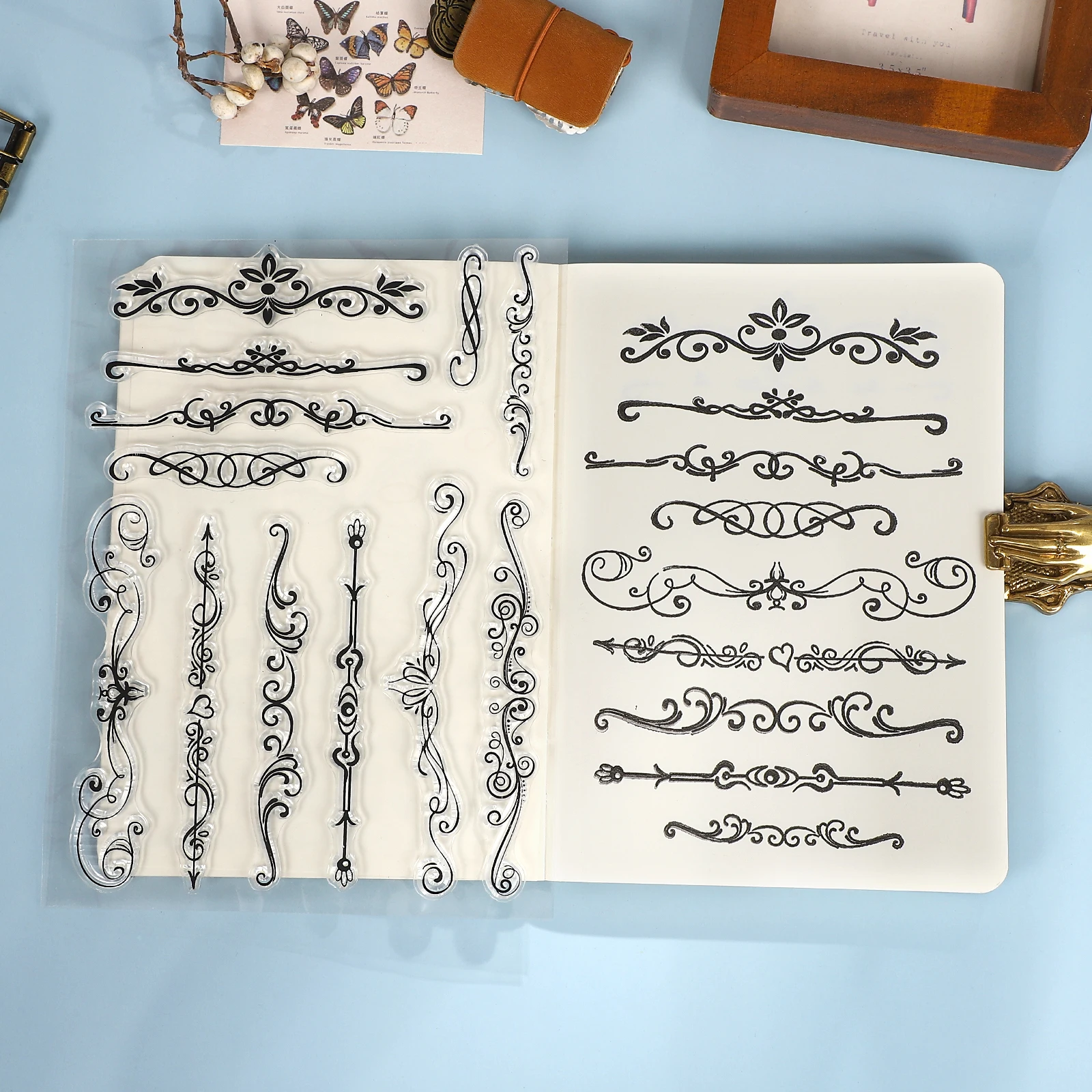 Прозрачный силиконовый штамп YZ-PM2503-01