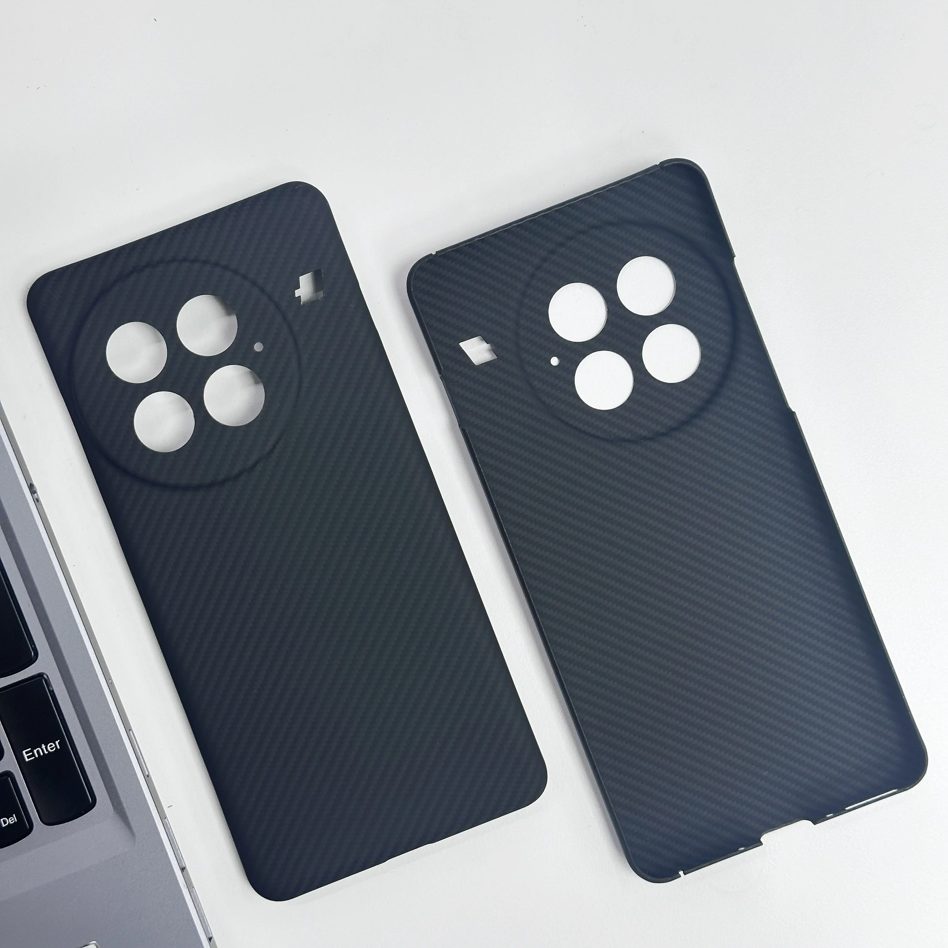 Фото Чехол JEXO для OnePlus 13, магнитный чехол из арамидного волокна – ультратонкий, легкий, жесткий корпус из кевлара, черный №4