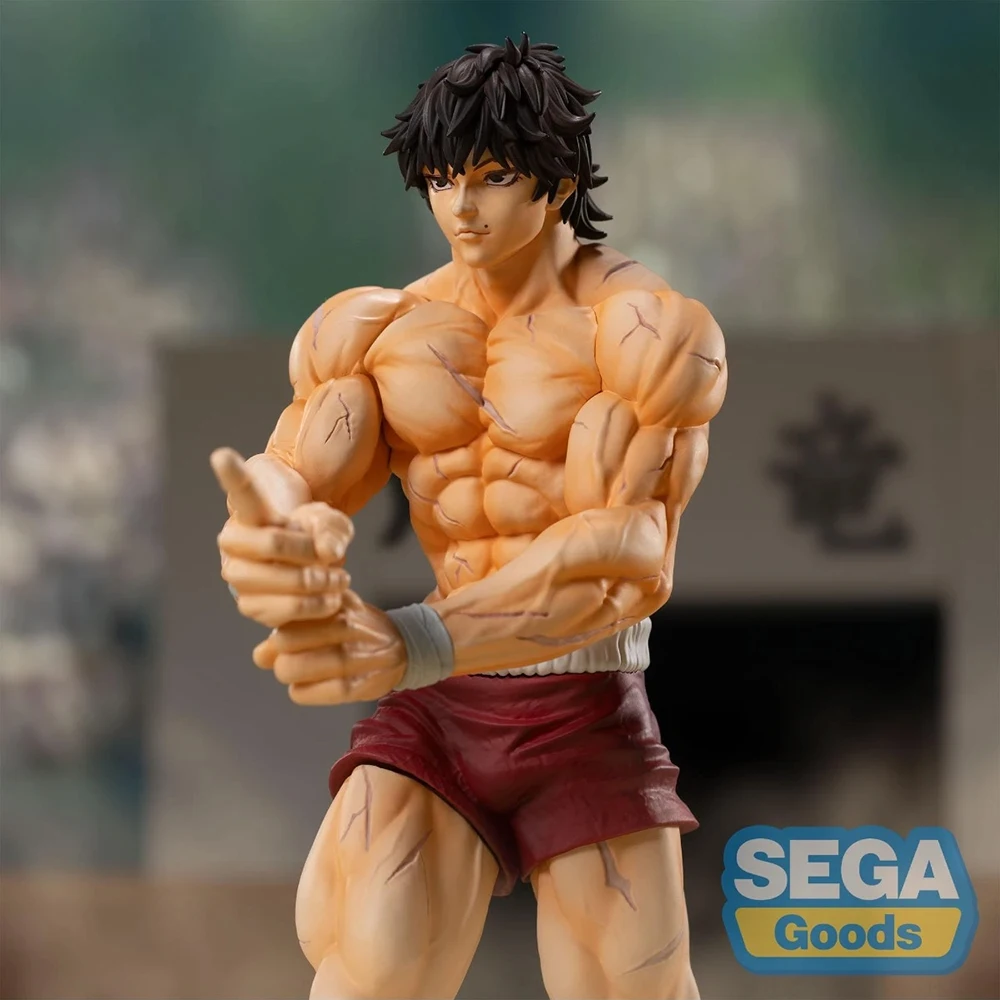 Фото 100% Оригинальная фигурка Sega Fave Luminasta Baki-Dou Hanma Baki в наличии, аниме-фигурка, модель для декора, коллекционный подарок №3