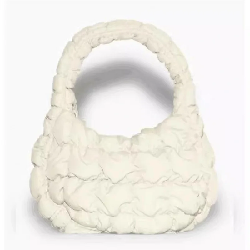 Южная Корея плиссированная сумка-облако женская ниша ручная переноска клетчатая