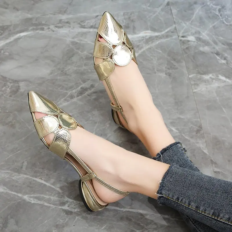 

Woman Sandals Shoes 2022 Summer Style Wedges Buckle Strap High Heels Slip on Women Shoes Ladies Office Work Sandalias Shoes