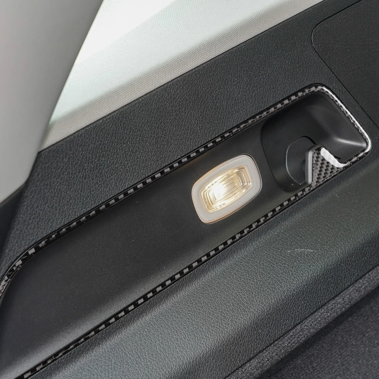 Для Benz GLE W167 2019-2024 автомобильные аксессуары из углеродного волокна задняя часть