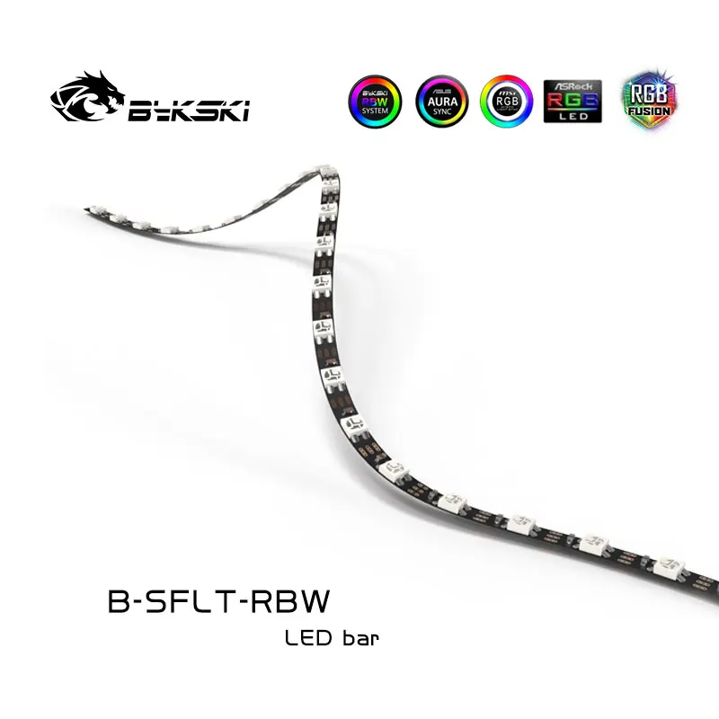 Bykski RGB Soft LED Light Strip For CPU Water Block 12V 5V ARGB ARUA SYNC | PC Components Cooling &amp Tools