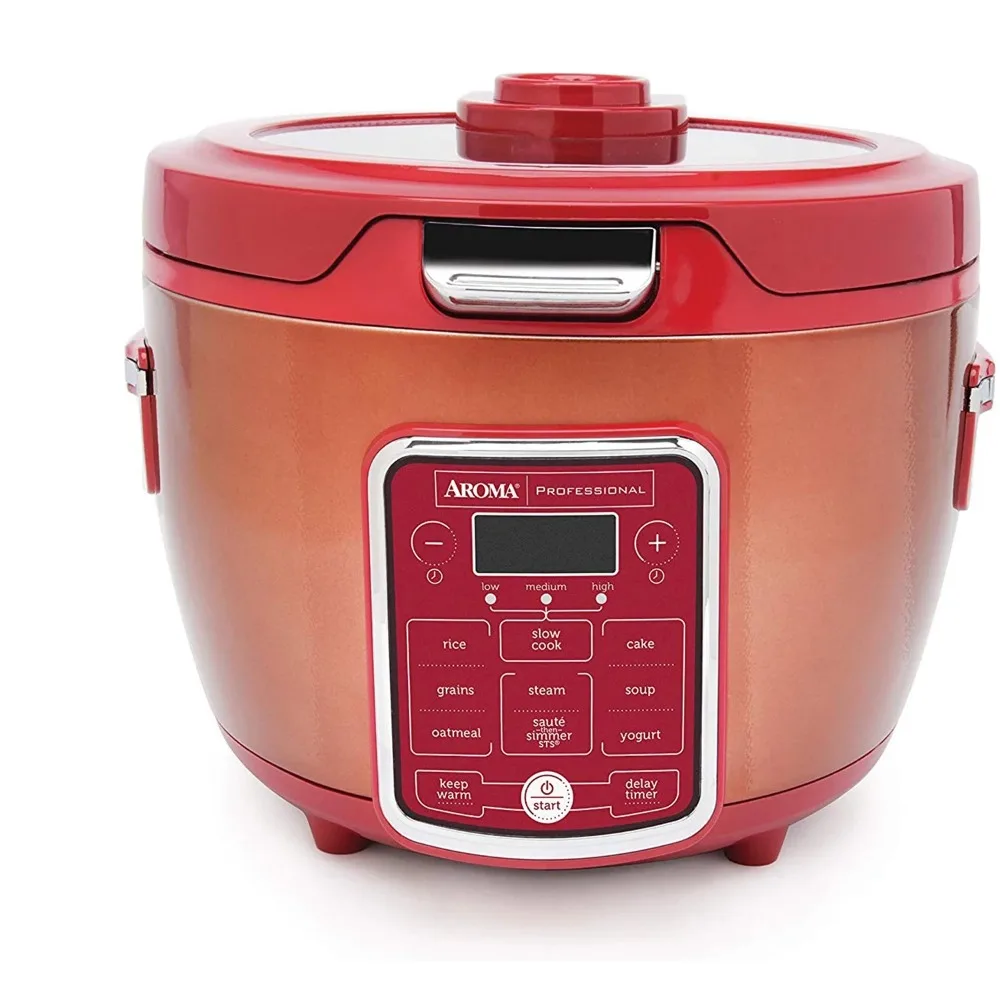  AROMA® Professional 12-Cup (Cooked) / 3Qt. Purple Clay Rice &  Grain Multicooker (ARC-7206P): Home & Kitchen