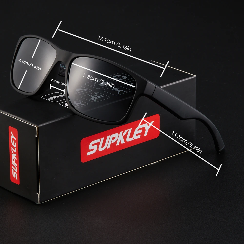 Женские спортивные поляризационные солнцезащитные очки BARCUR брендовые