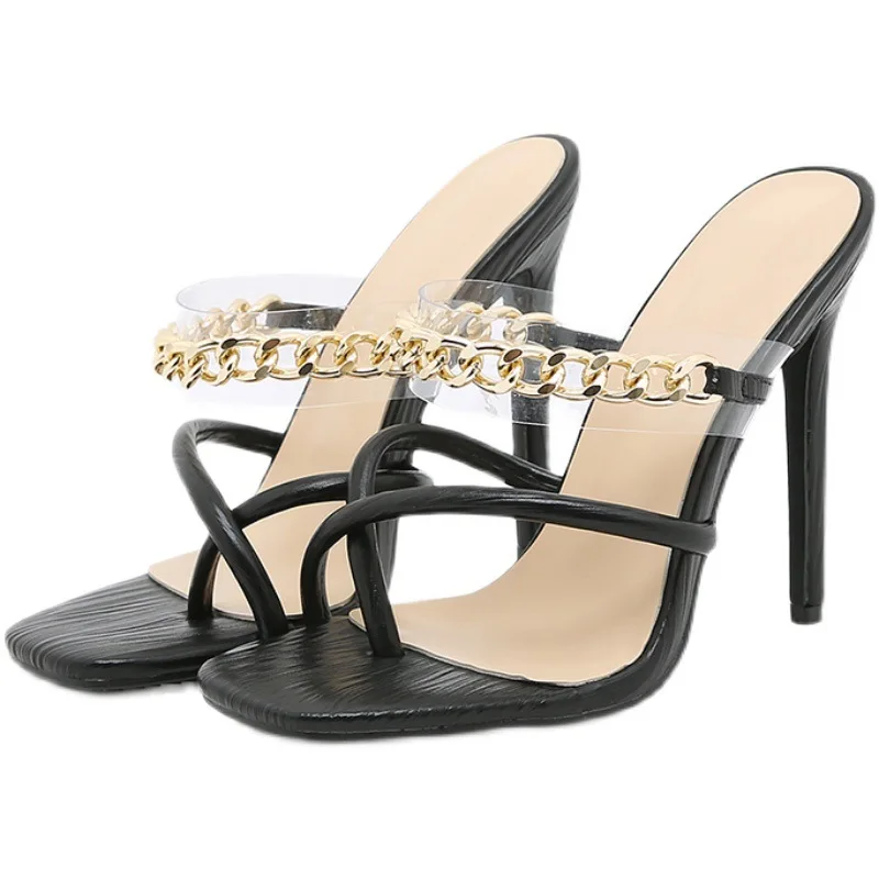 

Women's Sandals Thick Sole Woman's Slippers Fashion High Heels Luxury Sandal Platform Shoes Summer 2022 Shoe Ladies Chunky Heel