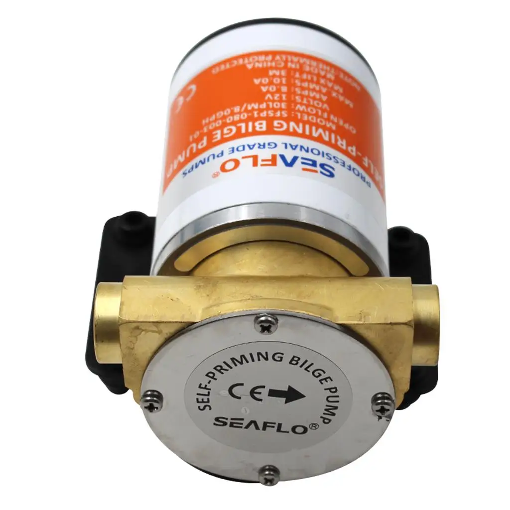 

Самовсасывающий отводящий насос крыльчатки-12 В, 8 GPM 30 LPM-заменяет-морской/лодочный/RV