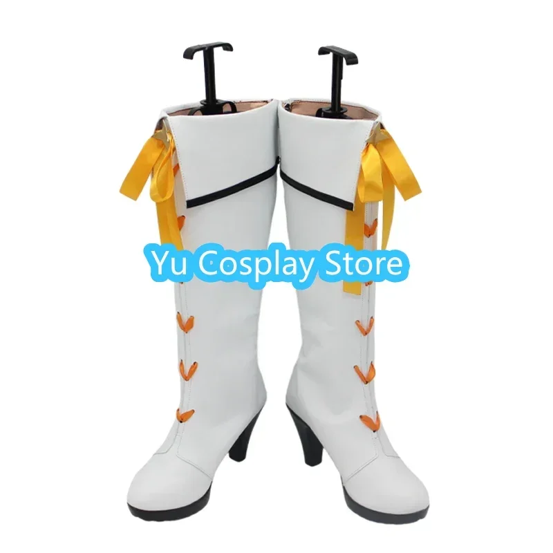 Umise Yotsuha Обувь для косплея Vtuber Реквизит из искусственной кожи Сапоги на Хэллоуин